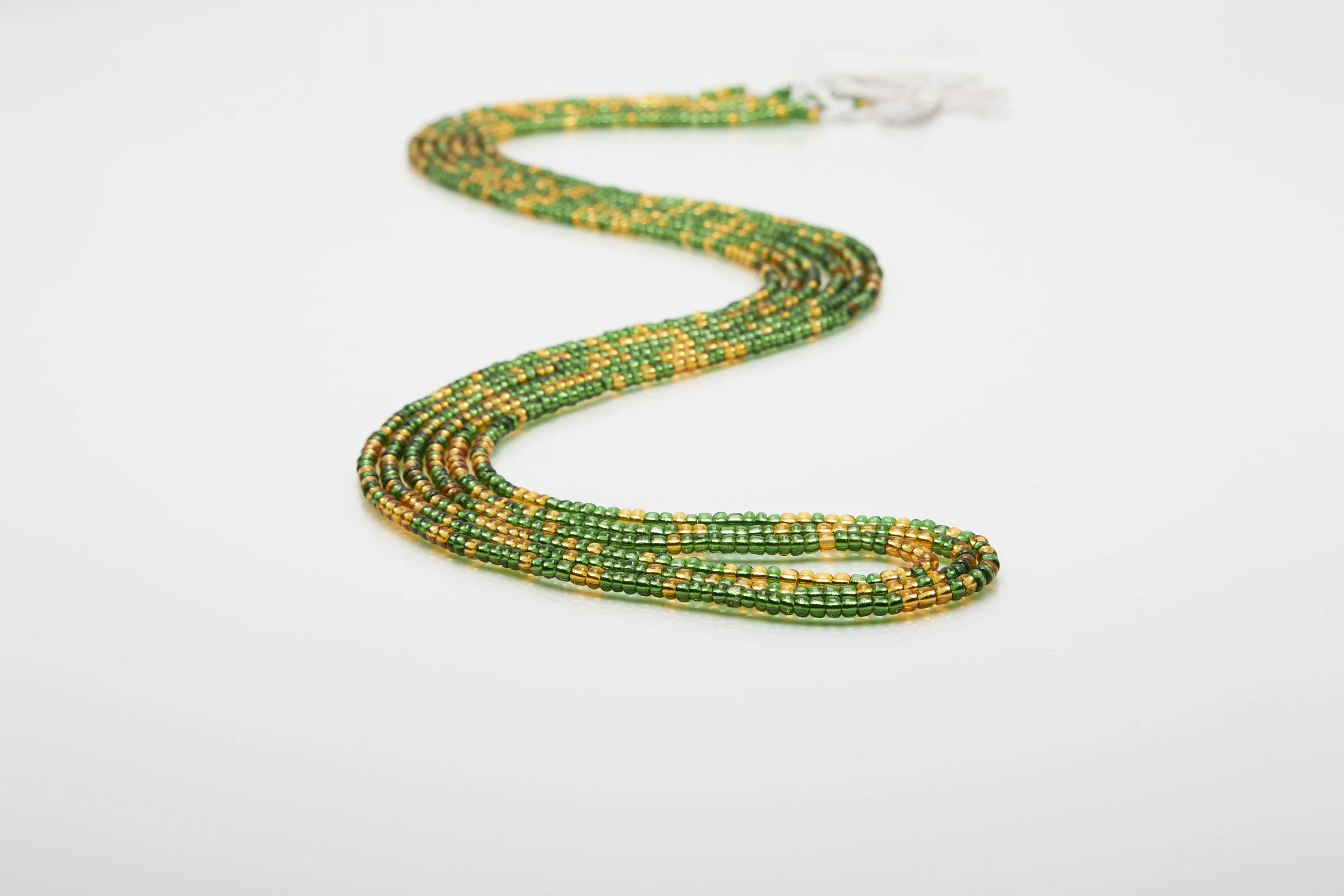 Green Gold Waist Beads Waist Beads UK Shop Authentic African Waist Beads Online